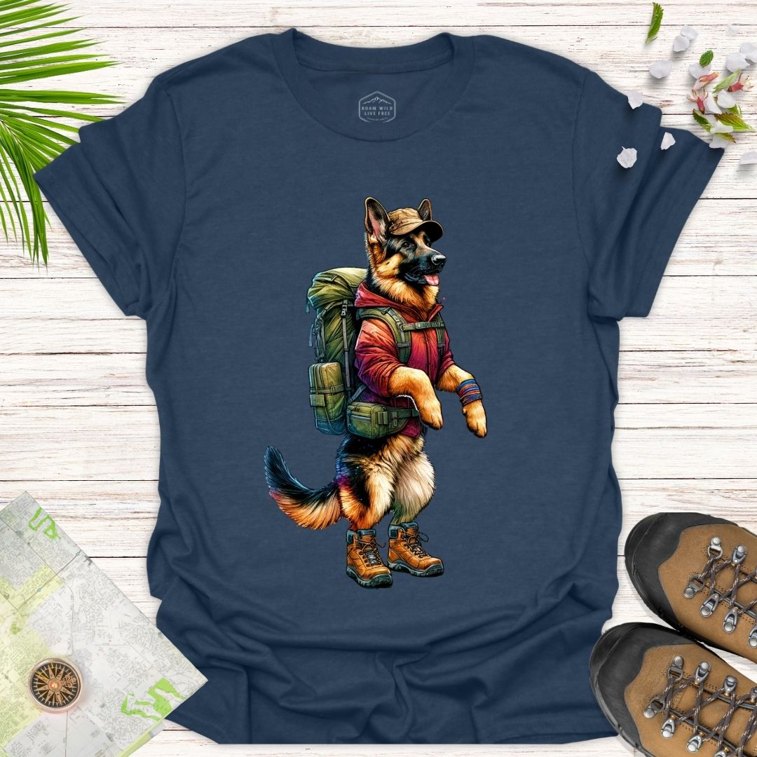 Animal Adventurer German Shepherd Unisex T Shirt