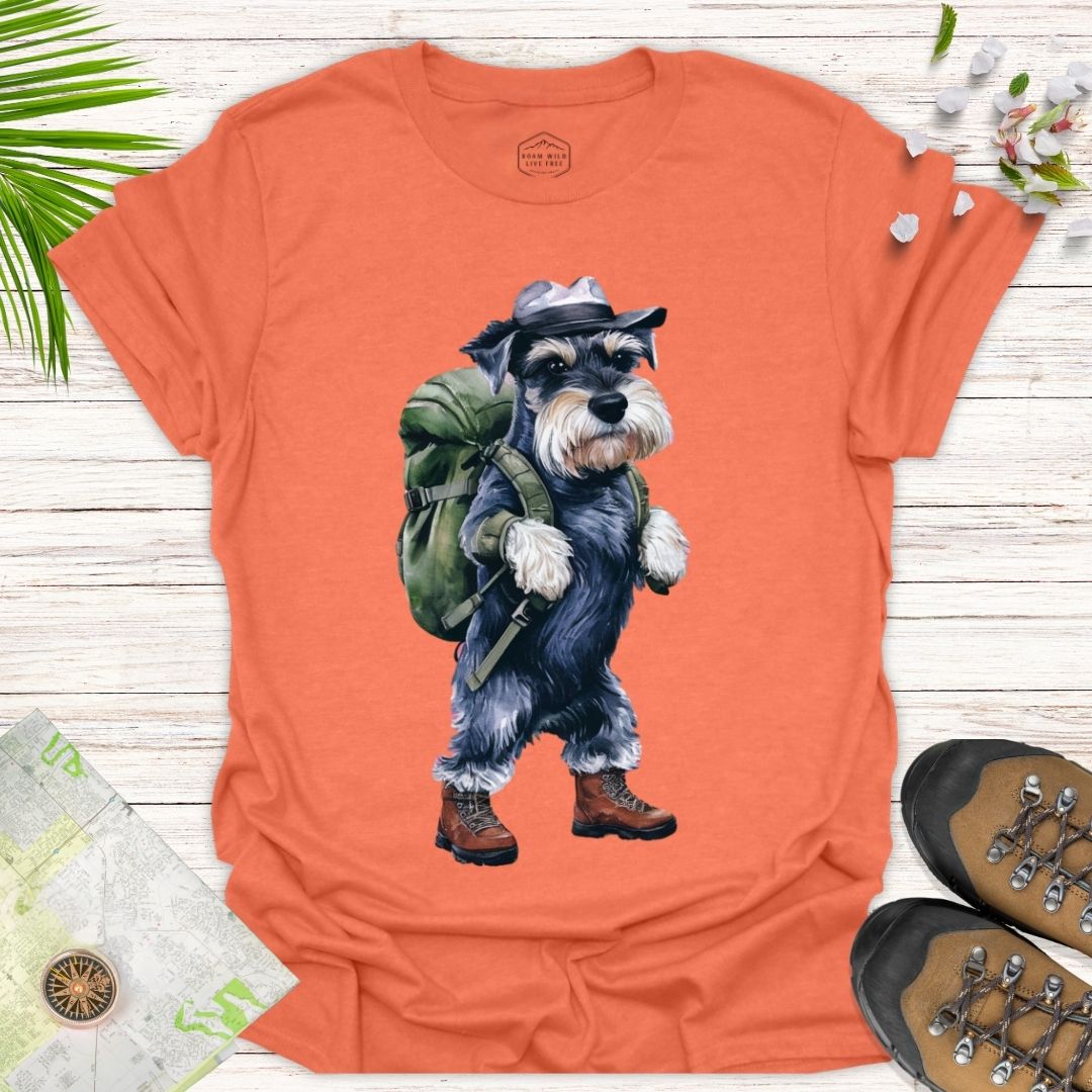 Animal Adventurers Miniature Schnauzer Unisex Tee