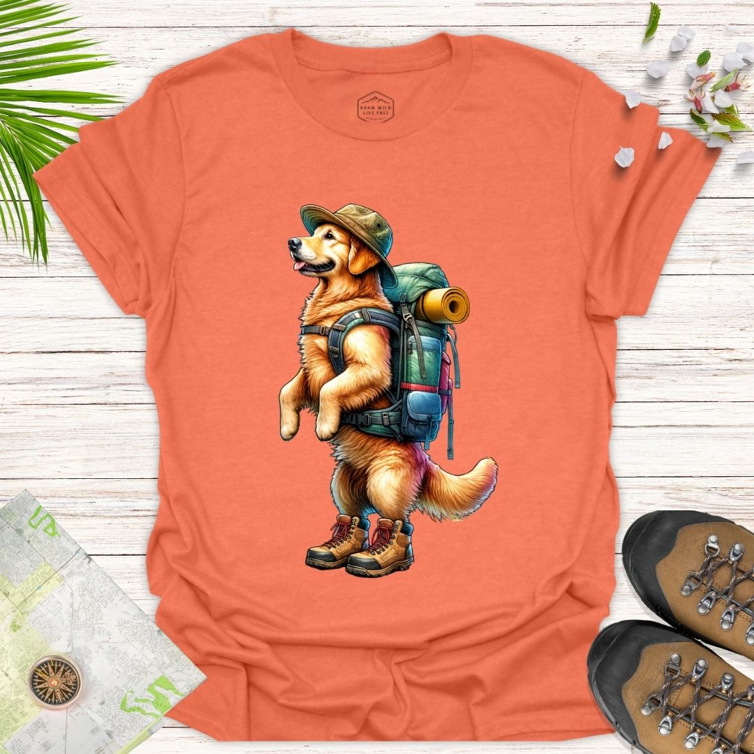 Animal Adventurer Golden Retriever Unisex T Shirt