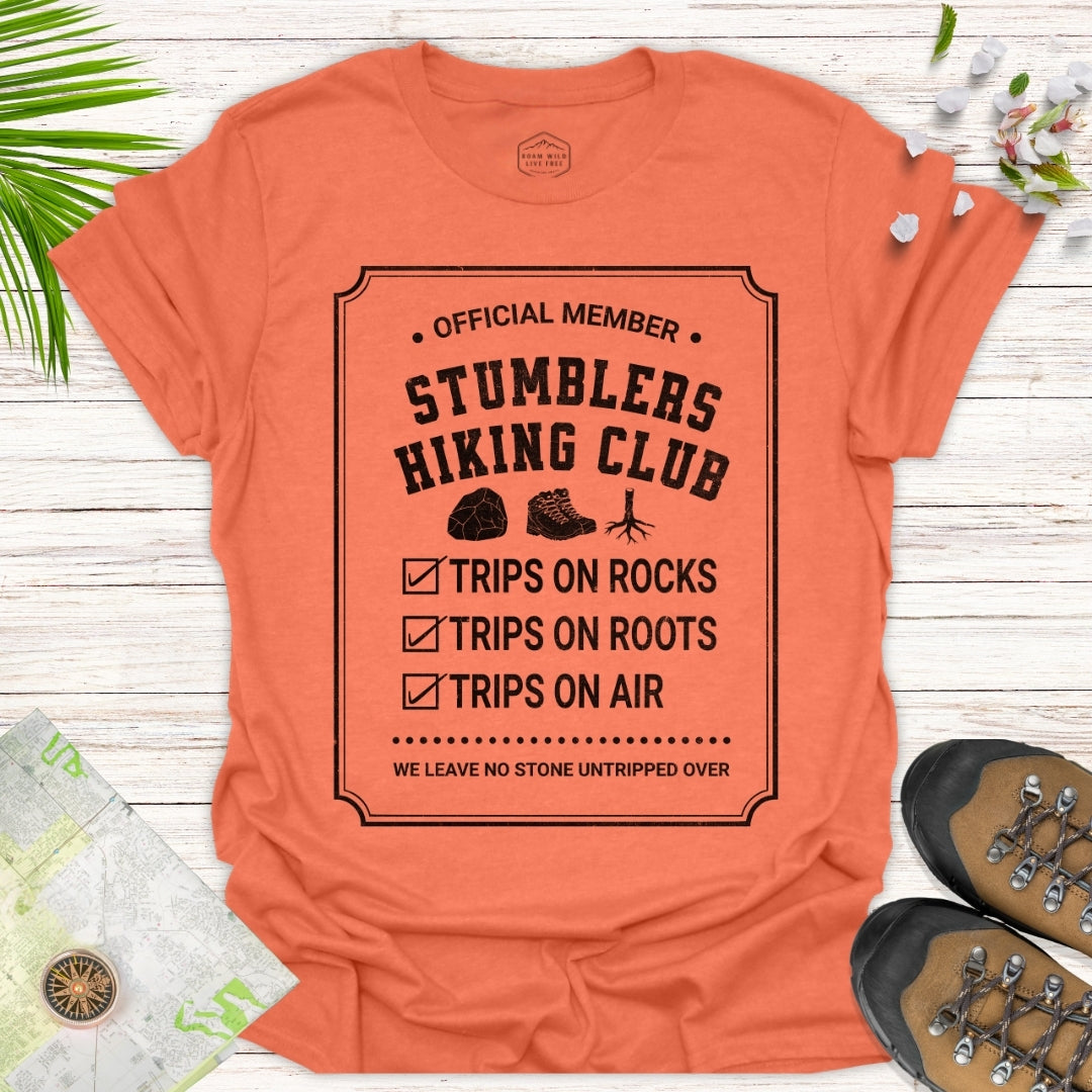 Official Member Stumblers Hiking Club Unisex T-Shirt