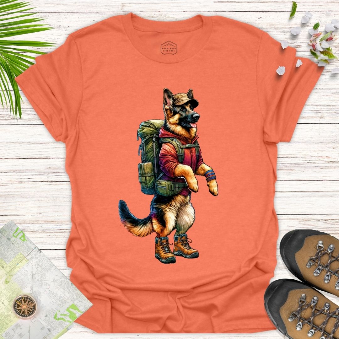 Animal Adventurer German Shepherd Unisex T Shirt