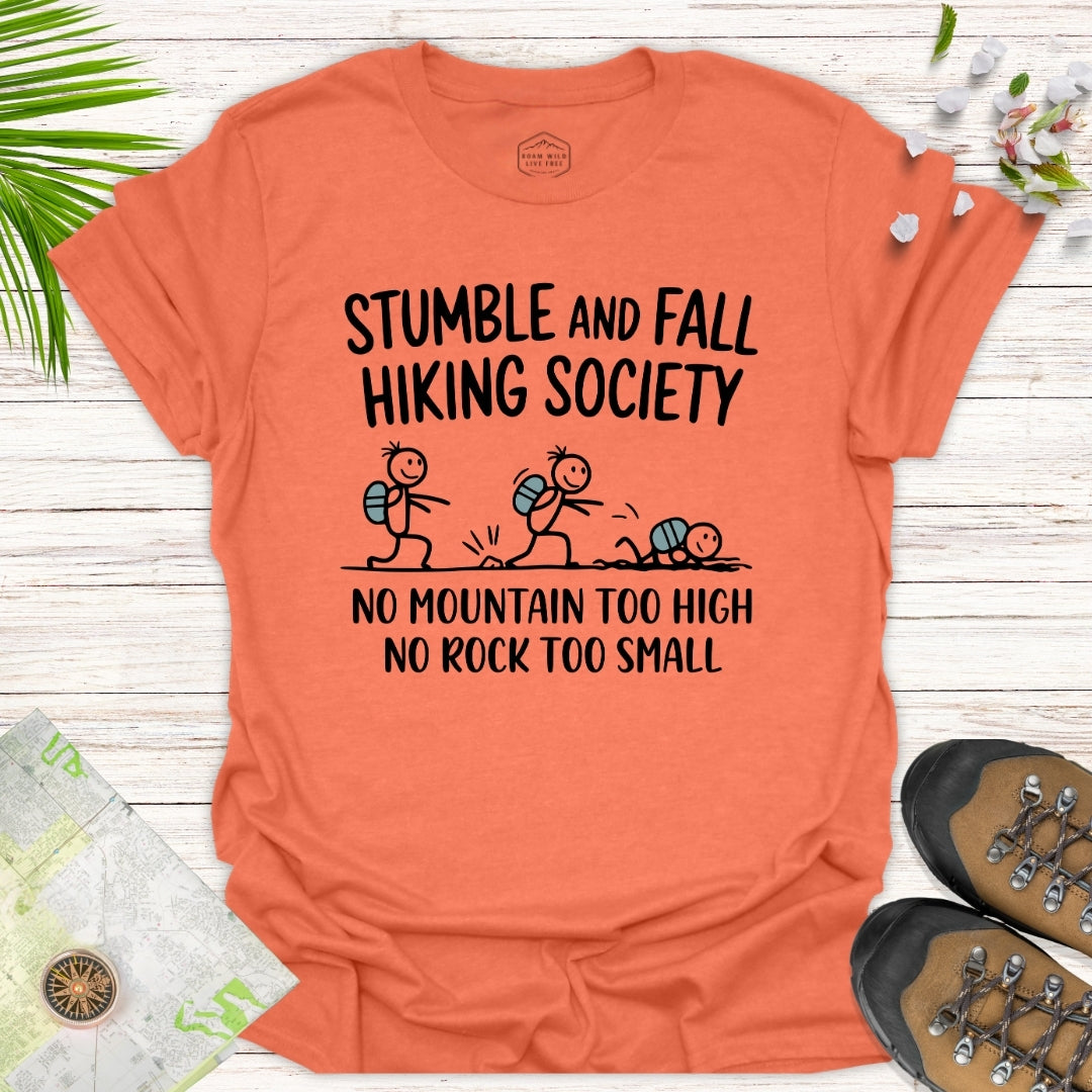 No Rock Too Small Stick Figure Unisex T-Shirt