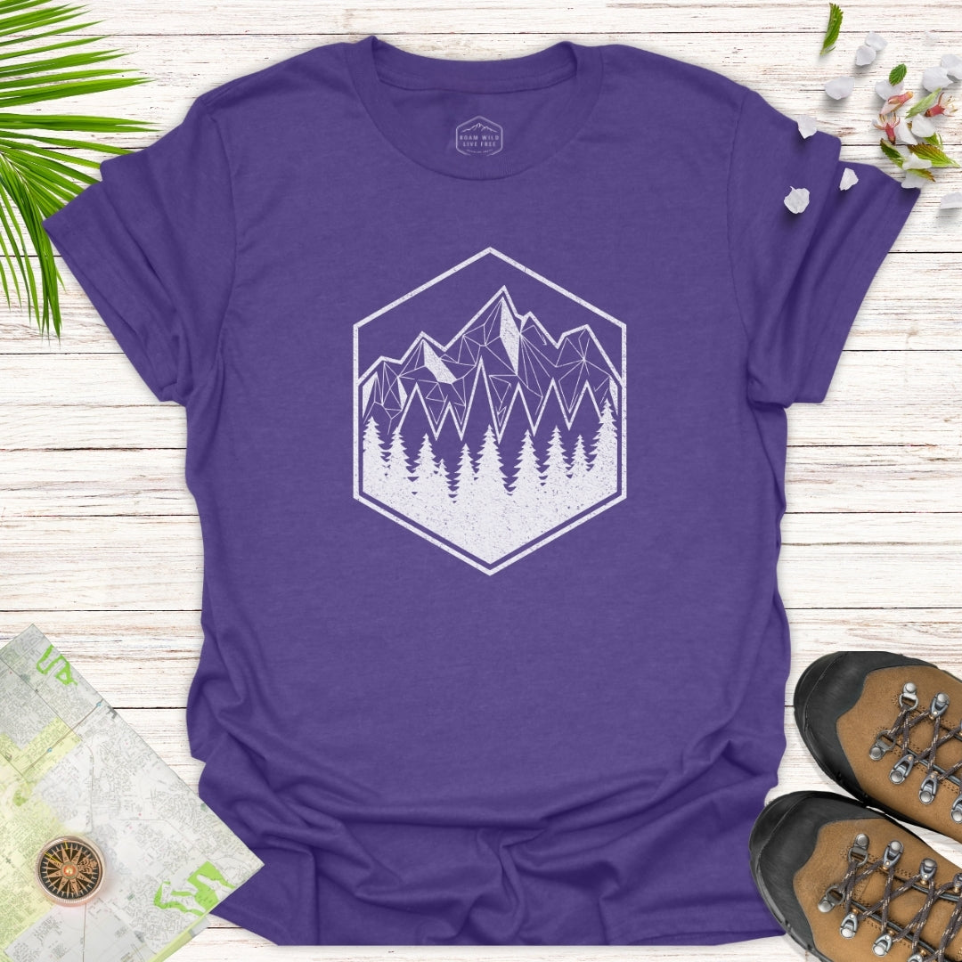 Geometric Forest Unisex Shirt