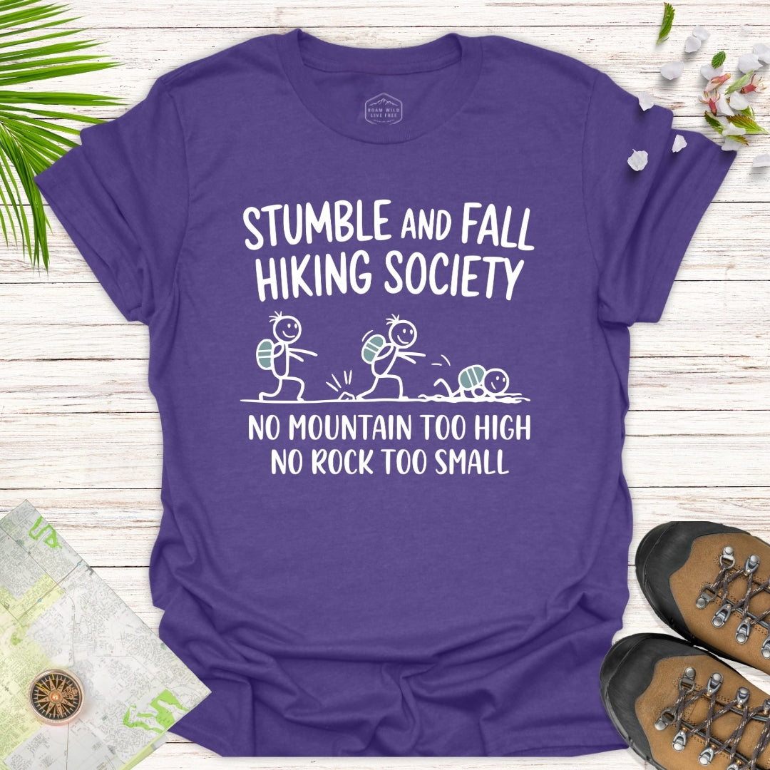 No Rock Too Small Stick Figure Unisex T-Shirt