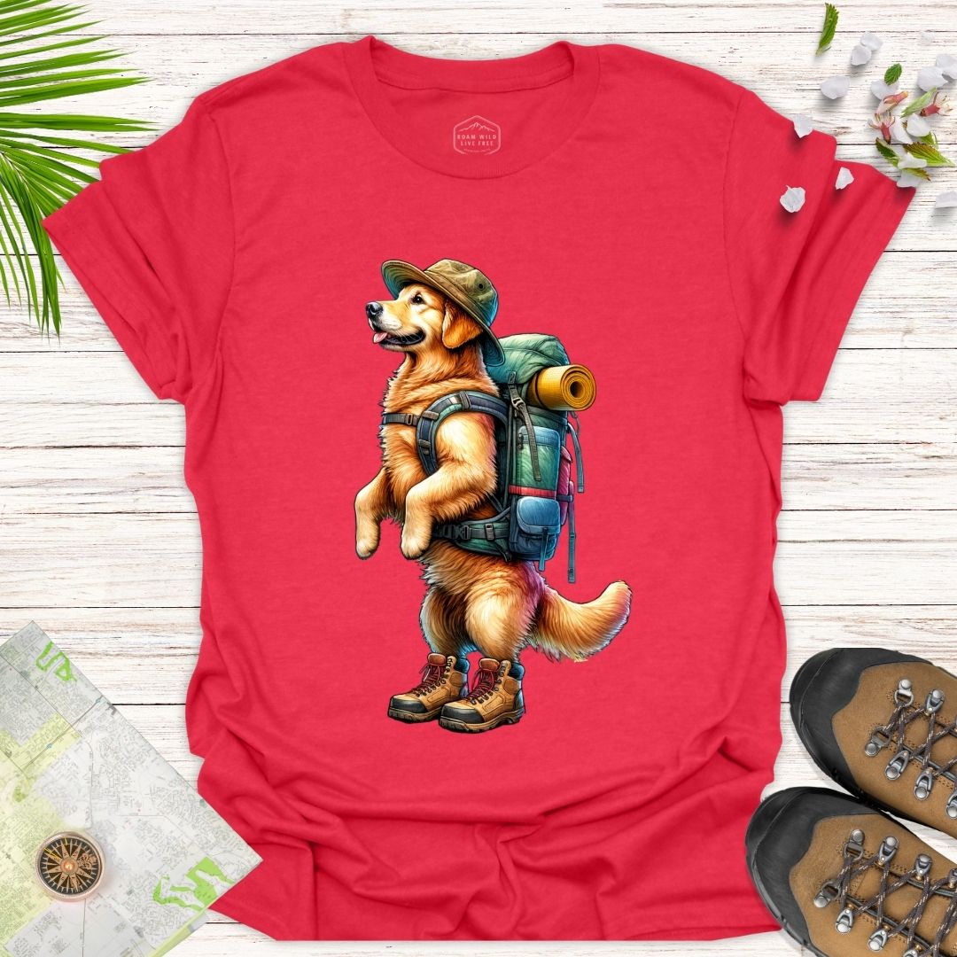 Animal Adventurer Golden Retriever Unisex T Shirt