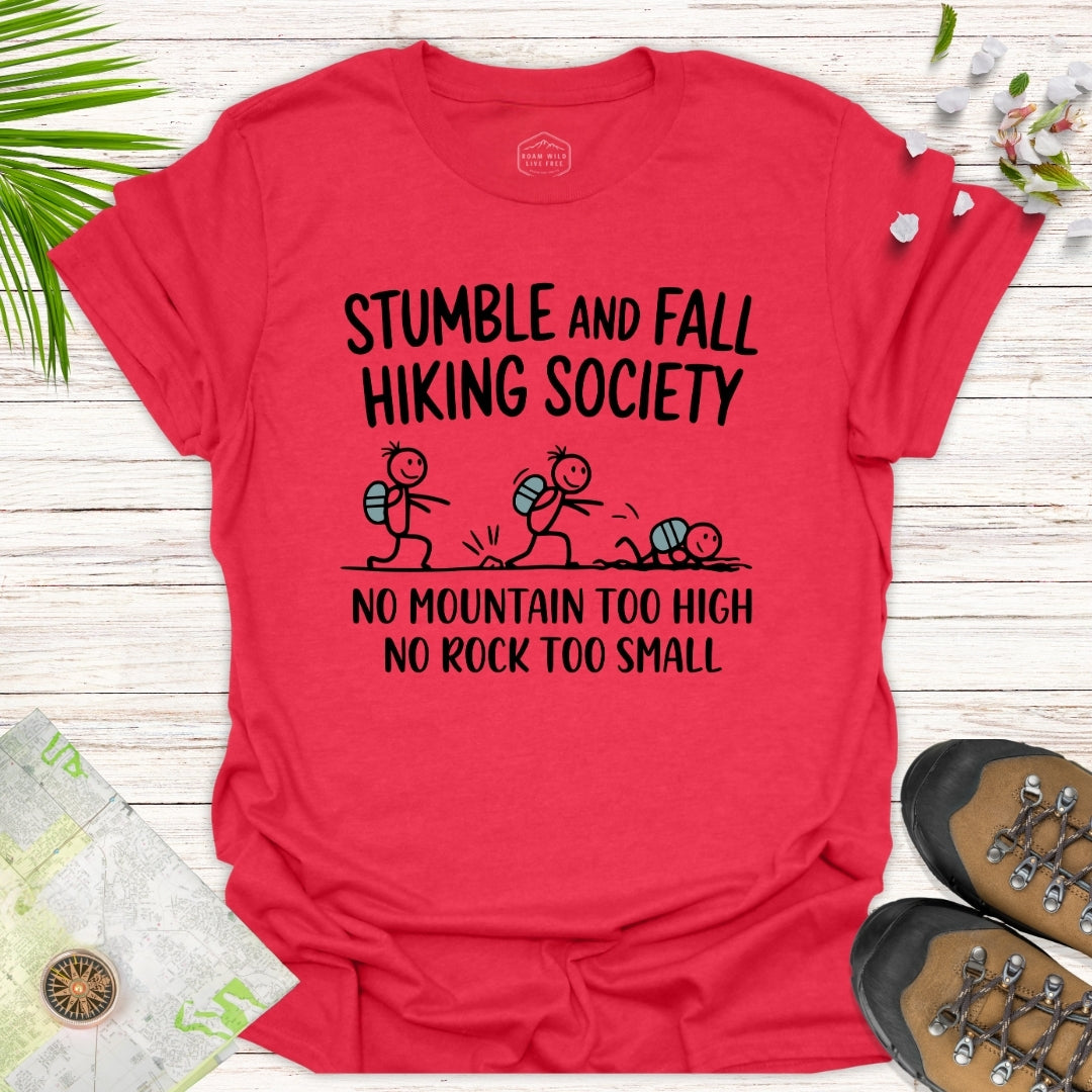 No Rock Too Small Stick Figure Unisex T-Shirt