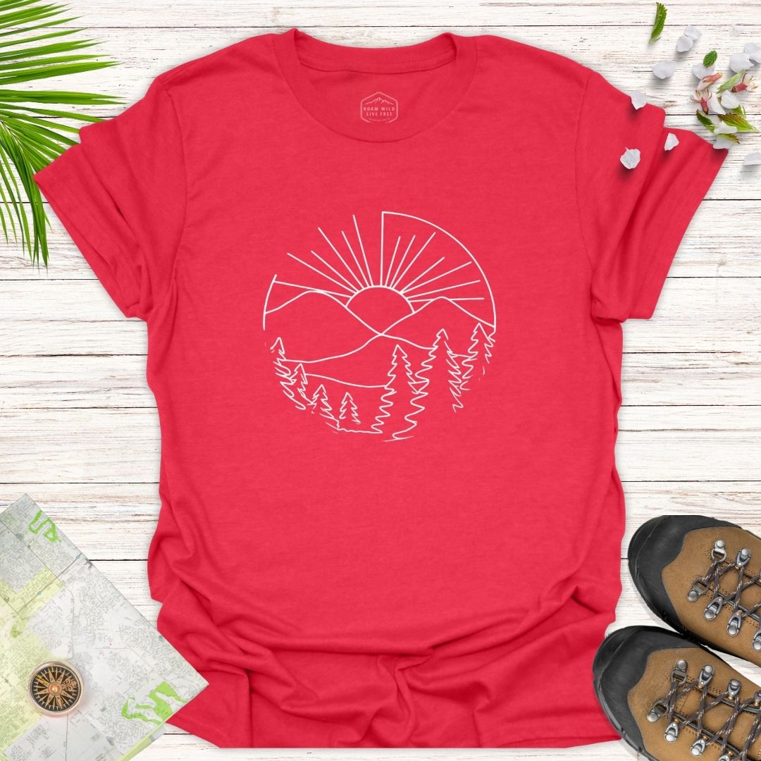 Sunrise Silhouette Unisex T-Shirt
