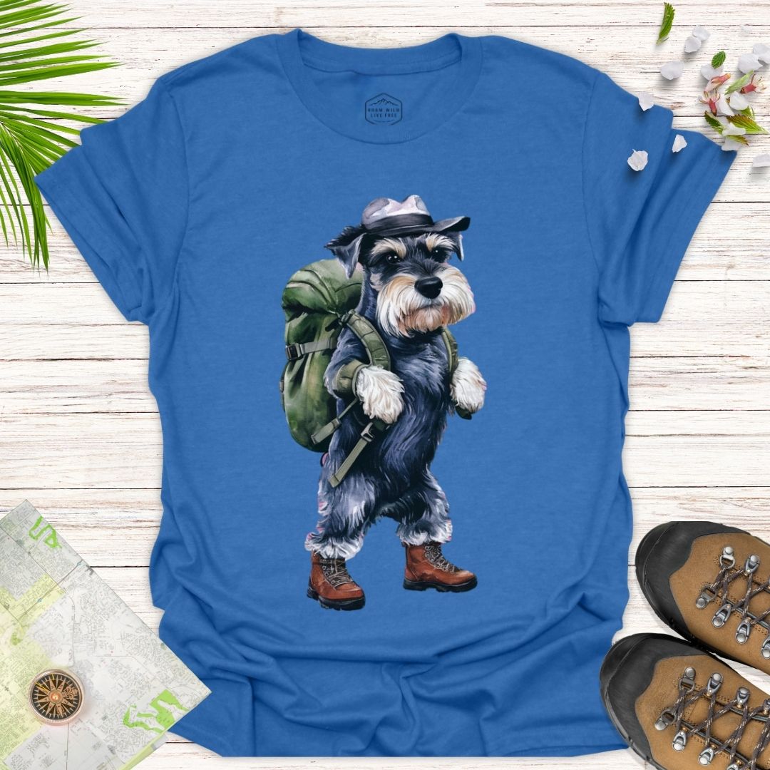 Animal Adventurers Miniature Schnauzer Unisex Tee