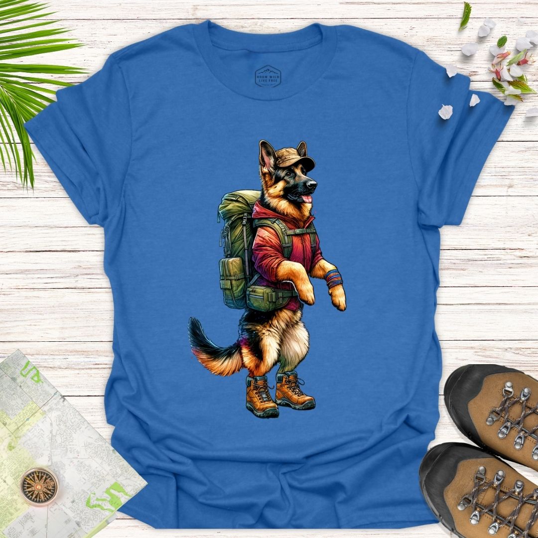 Animal Adventurer German Shepherd Unisex T Shirt