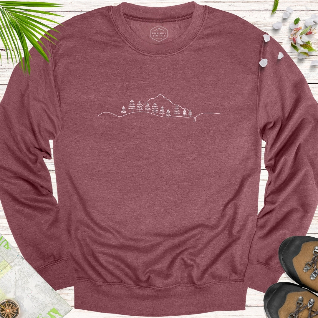 Lines of The Pines Unisex Sweatshirt