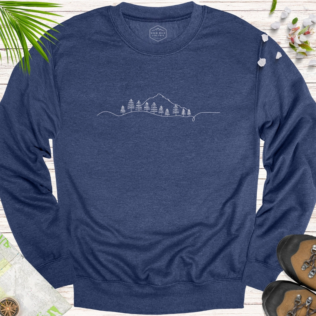 Lines of The Pines Unisex Sweatshirt