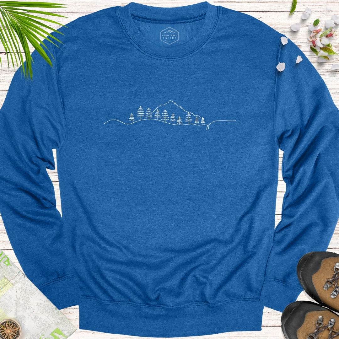 Lines of The Pines Unisex Sweatshirt