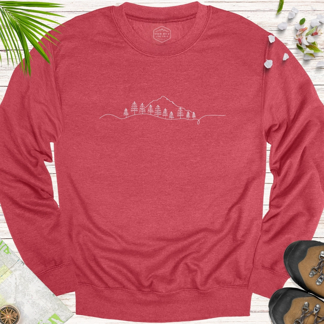 Lines of The Pines Unisex Sweatshirt