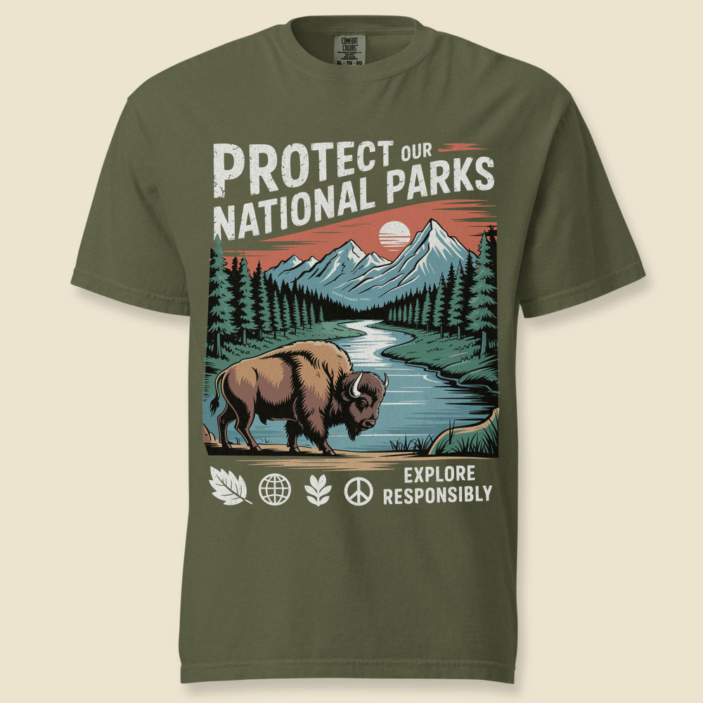 Protect Our National Parks T-Shirt - Hemp