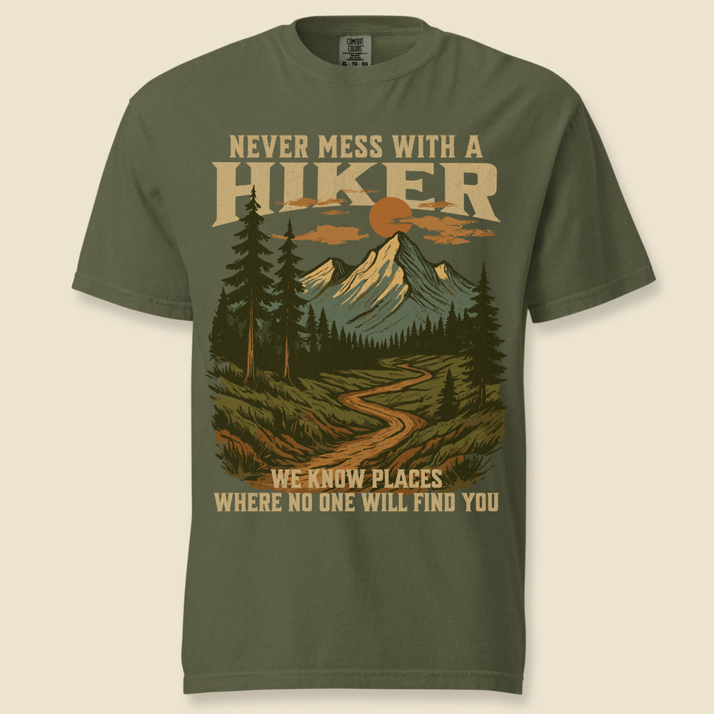 Never Mess Comfort Colors T-Shirt - Hemp