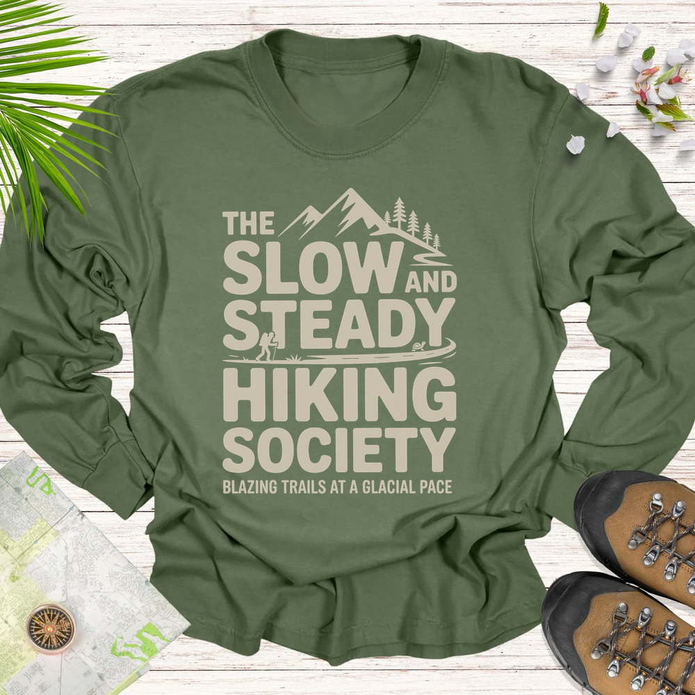 The Slow And Steady Long Sleeve Unisex T-Shirt - Hemp