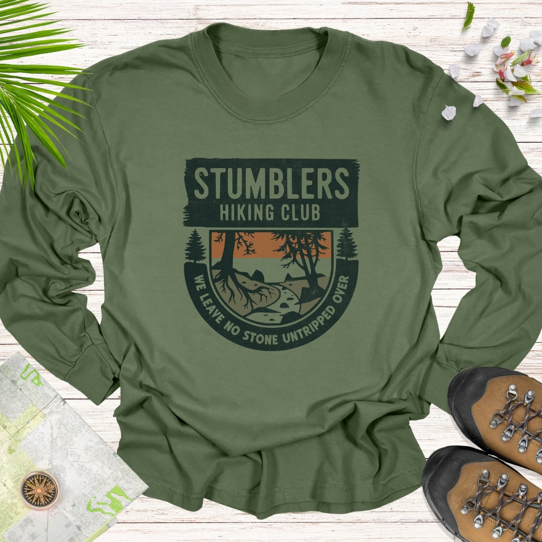 Stumblers Hiking Club DD Long Sleeve Unisex T-Shirt