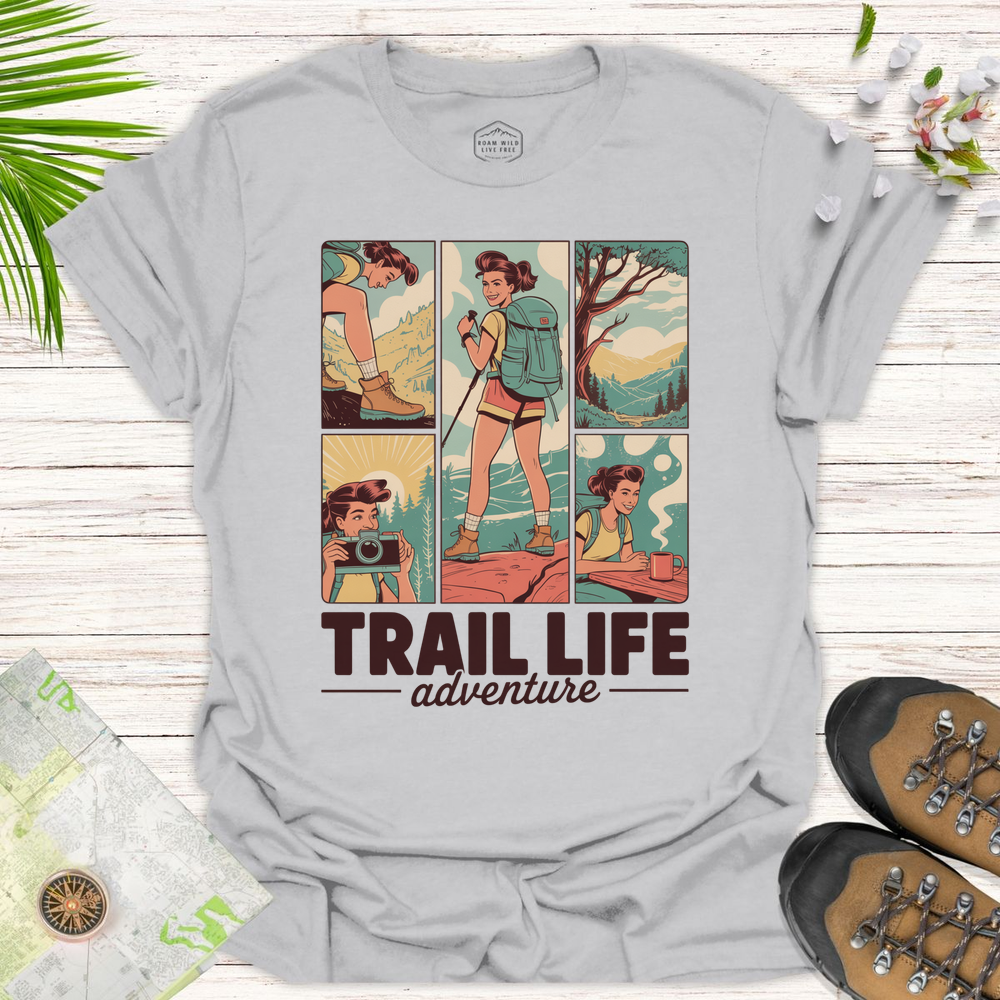Trail Life Adventure Unisex T-Shirt - Ice Grey