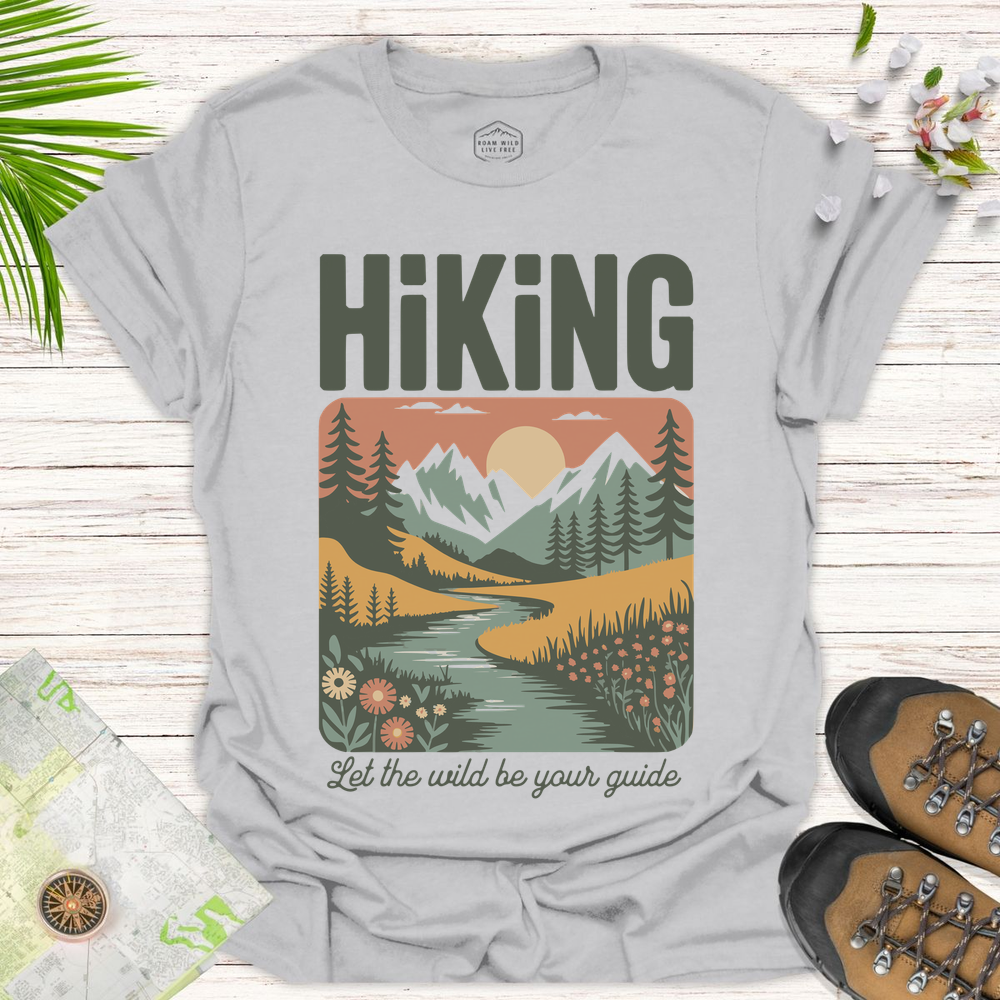 Let The Wild Be Your Guide Unisex T-Shirt - Ice Grey