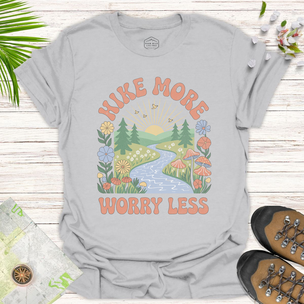 Worry Less Unisex T-Shirt - Ice Grey
