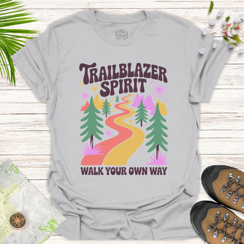 Trailblazer Spirit Unisex T-Shirt - Ice Grey