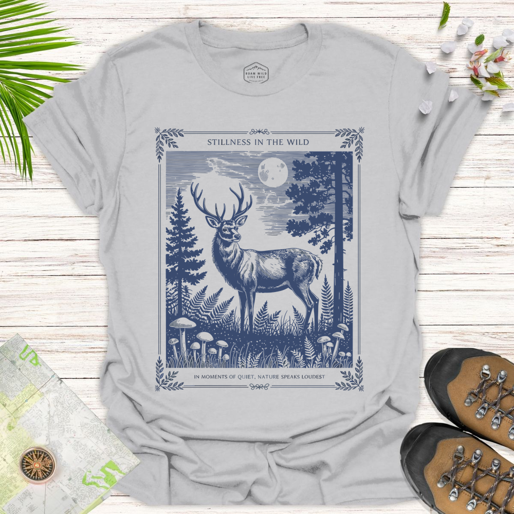 Stillness In The Wild Unisex T-Shirt - Ice Grey