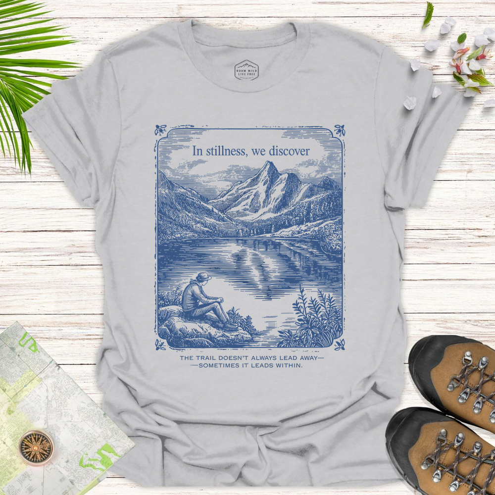 Sometimes It Leads Within Unisex T-Shirt - Ice Grey