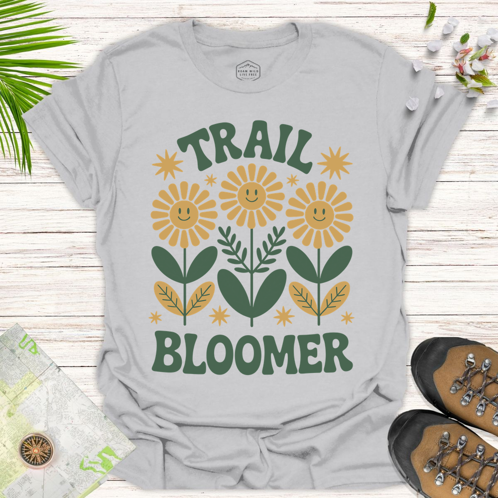 Trail Bloomer Unisex T-Shirt - Ice Grey