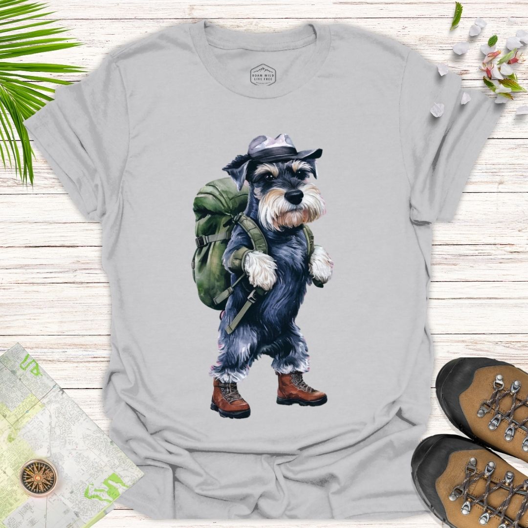 Animal Adventurers Miniature Schnauzer Unisex Tee