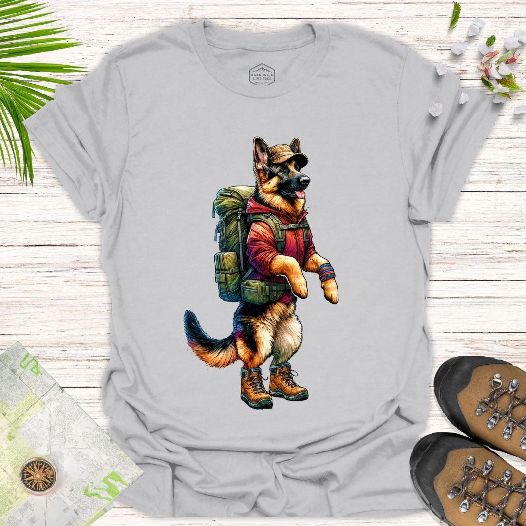 Animal Adventurer German Shepherd Unisex T Shirt
