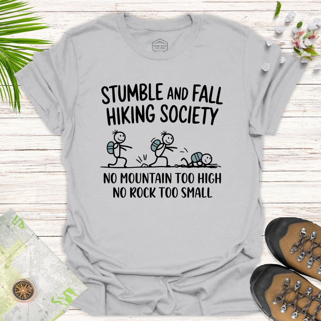 No Rock Too Small Stick Figure Unisex T-Shirt