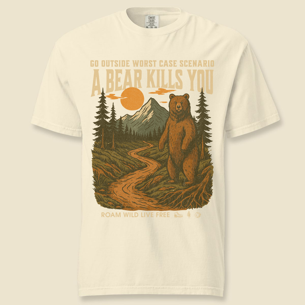 Go Outside Comfort Colors T-Shirt - Ivory