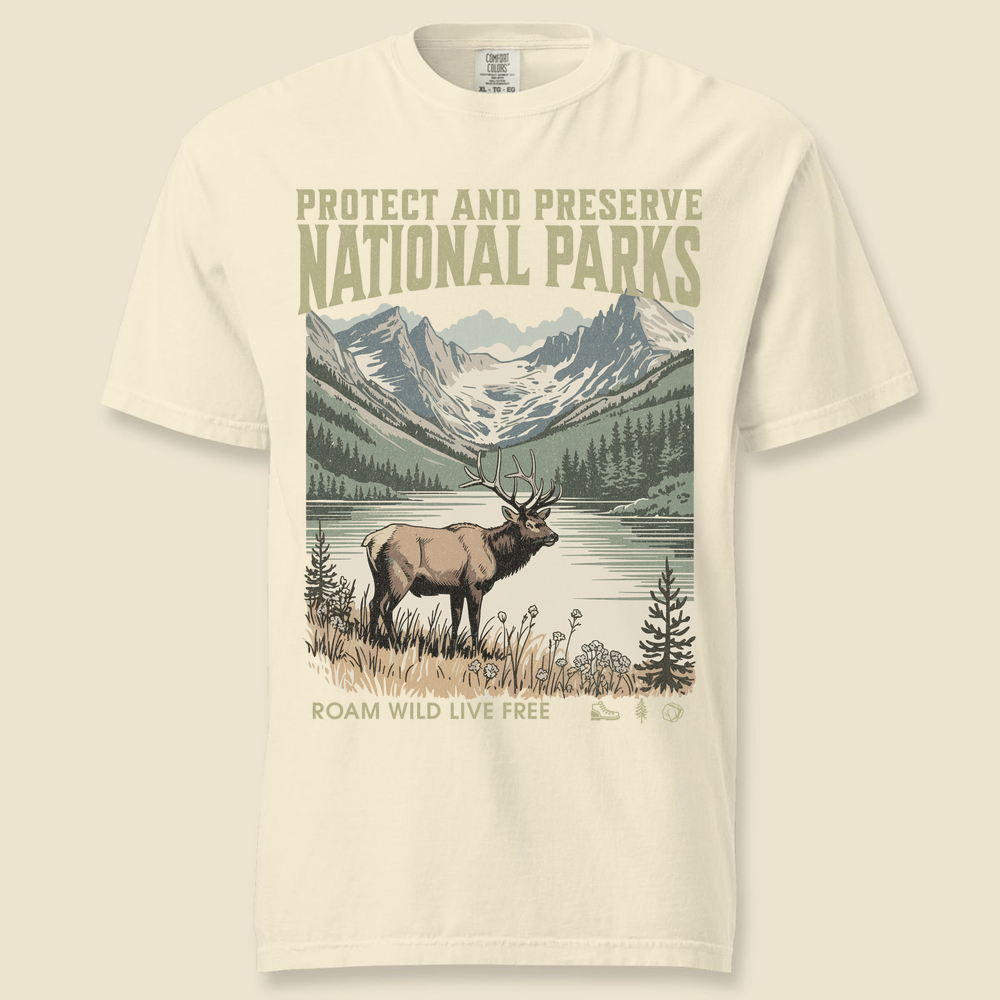 Rocky Mountain T-Shirt - Ivory