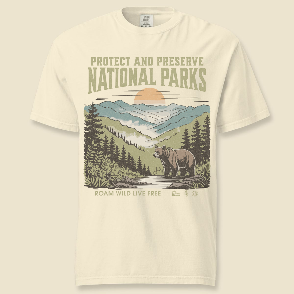 Great Smoky Mountains T-Shirt - Ivory