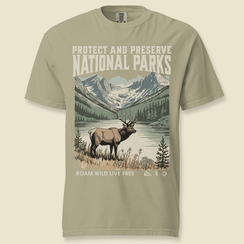 Rocky Mountain T-Shirt - Khaki