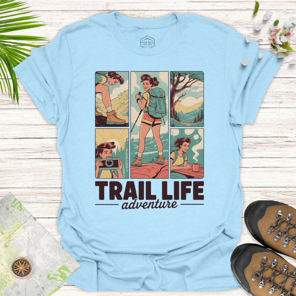 Trail Life Adventure Unisex T-Shirt - Light Blue