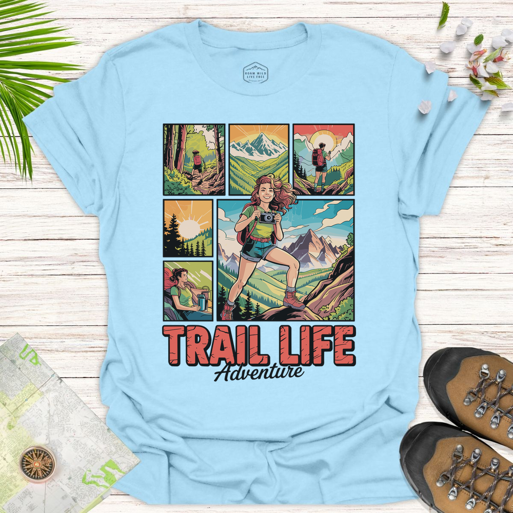 Trail Life Unisex T-Shirt - Light Blue