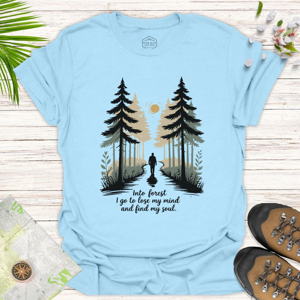 Lose My Mind Unisex T-Shirt - Light Blue