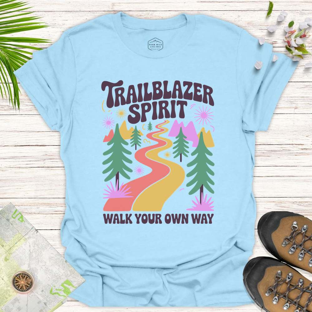 Trailblazer Spirit Unisex T-Shirt - Light Blue