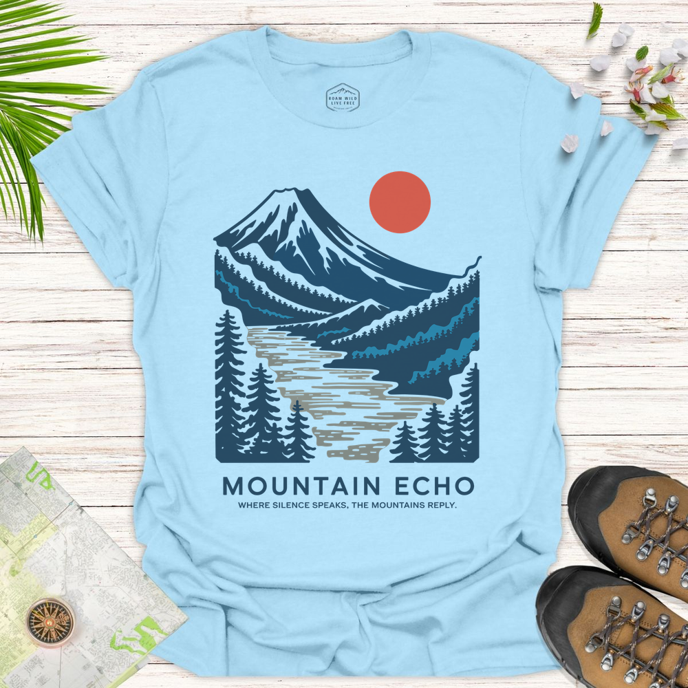 Mountain Echo - Light Blue
