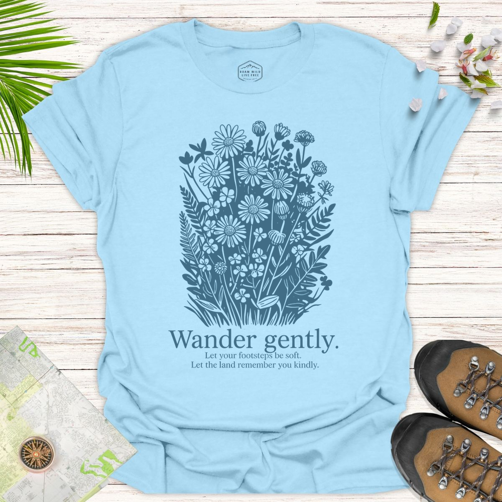 Wander Gently - Light Blue