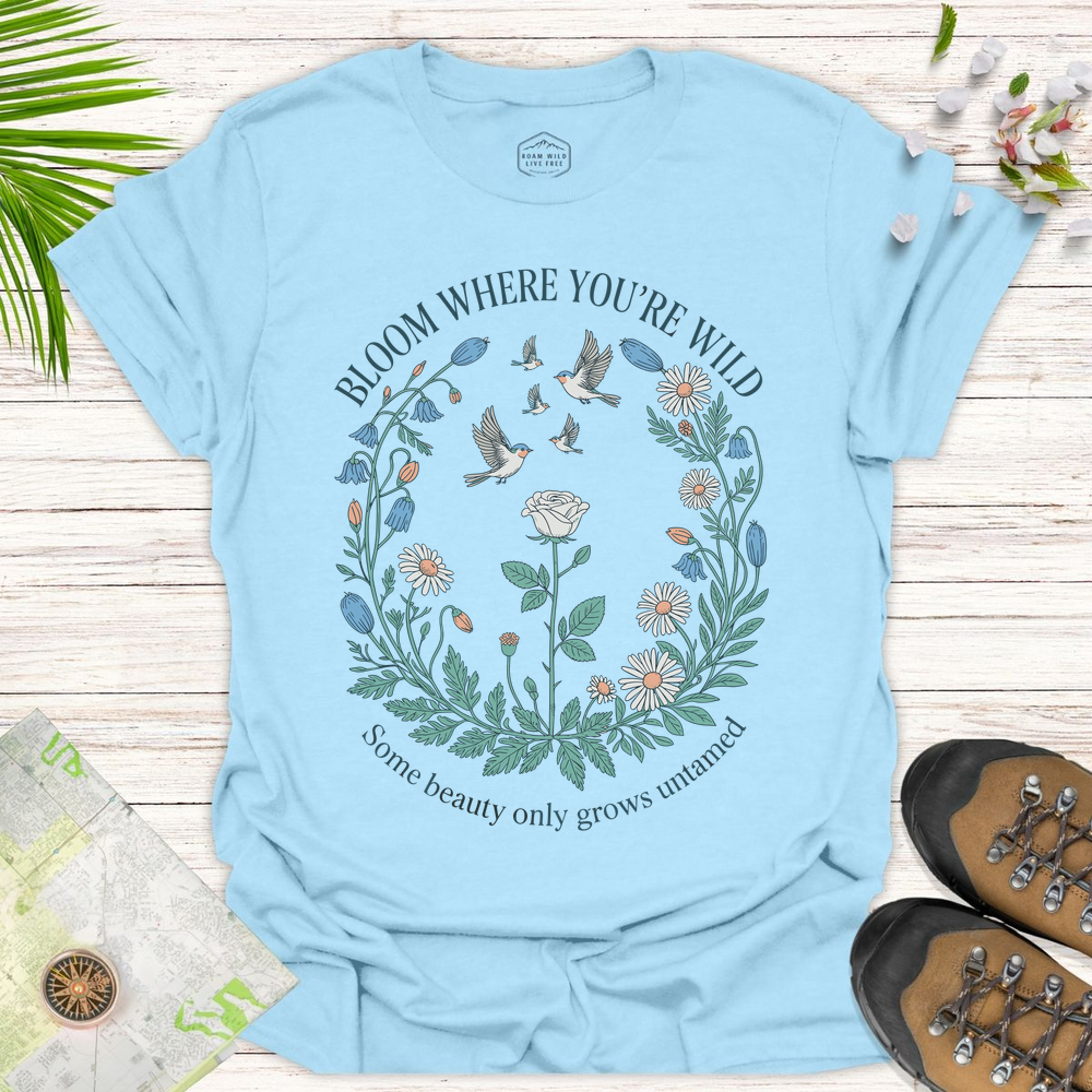 Bloom Where You Re Wild - Light Blue