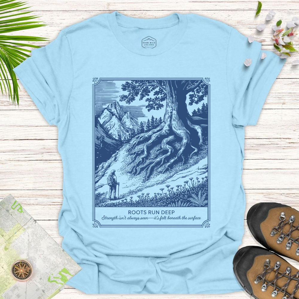 Roots Run Deep - Light Blue