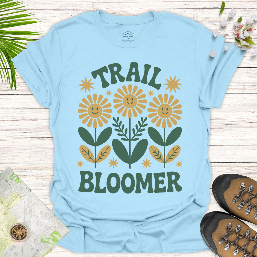 Trail Bloomer Unisex T-Shirt - Light Blue