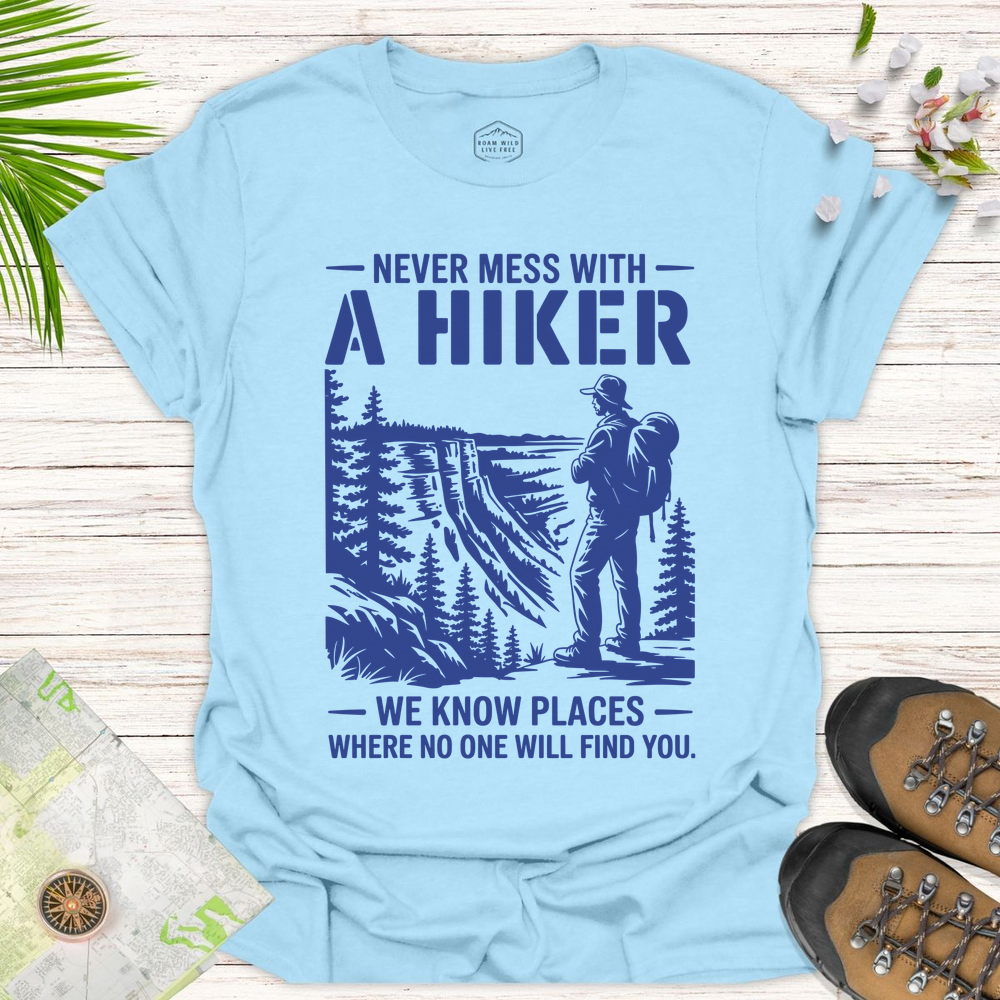 We Know Places Unisex T-Shirt - Light Blue