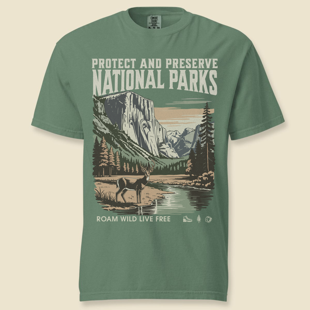 Yosemite T-Shirt - Light Green