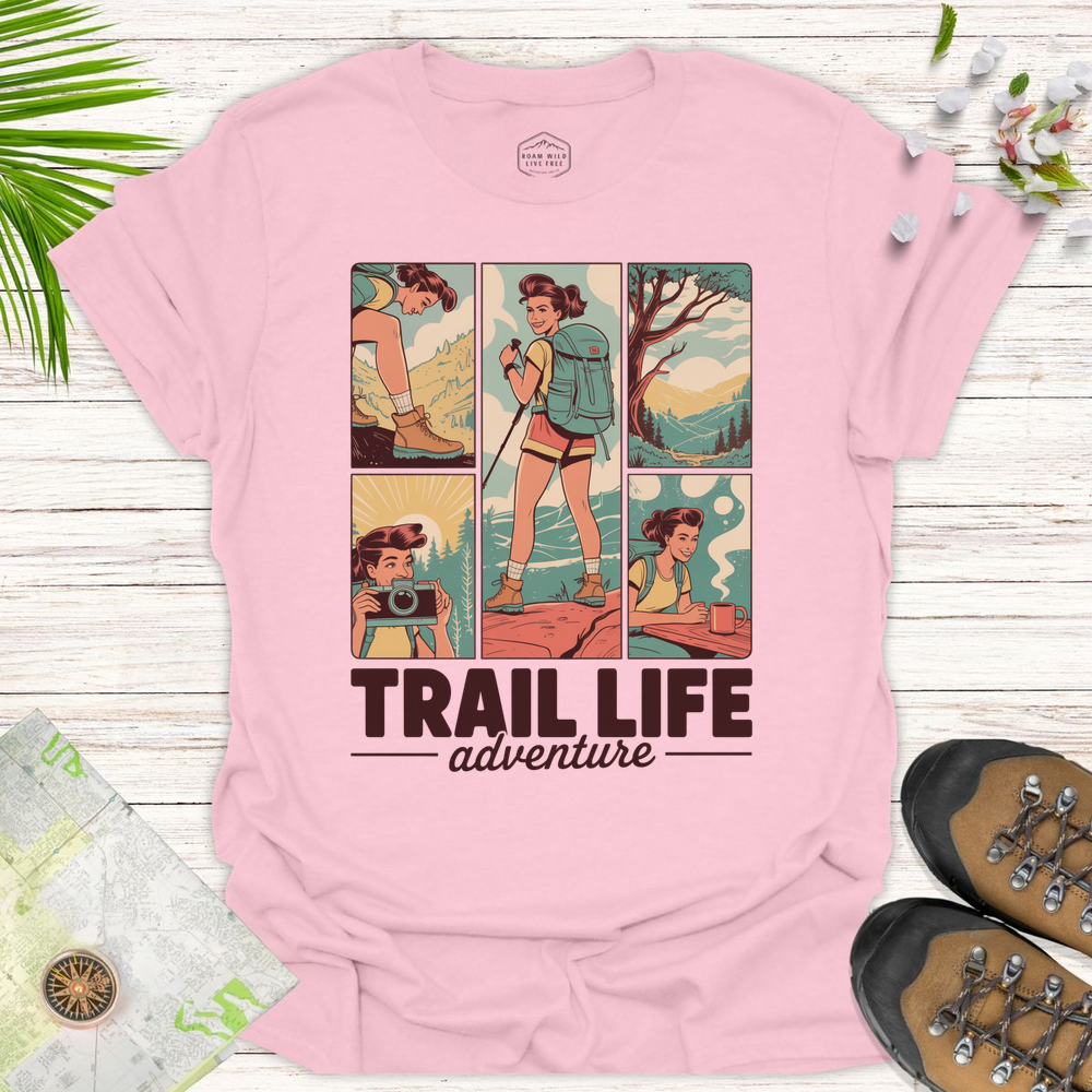 Trail Life Adventure Unisex T-Shirt - Light Pink