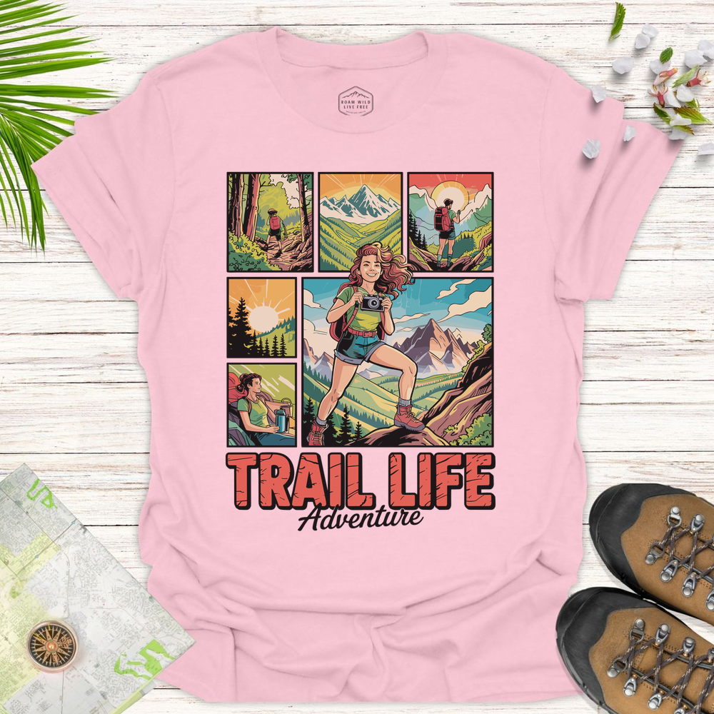 Trail Life Unisex T-Shirt - Light Pink