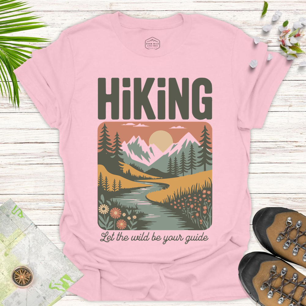 Let The Wild Be Your Guide Unisex T-Shirt - Light Pink