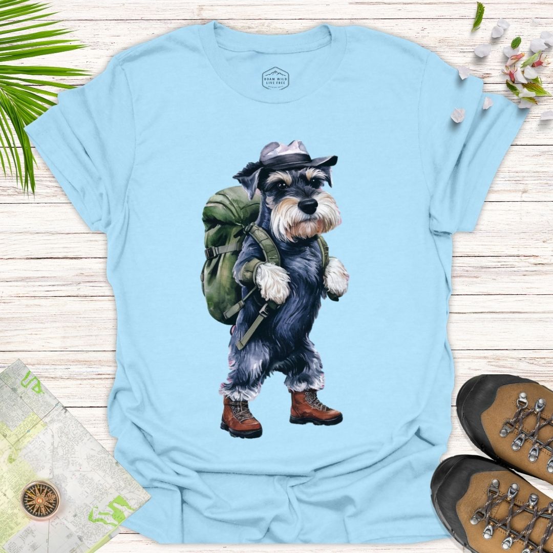 Animal Adventurers Miniature Schnauzer Unisex Tee